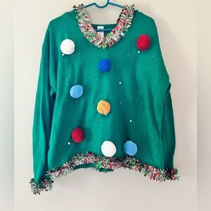 Light up ugly Christmas sweater. Size XL